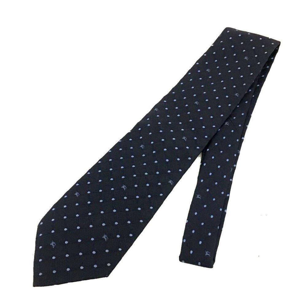 BURBERRY Dots Pattern Navyblue Tie /5T0224